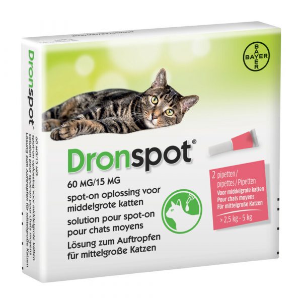 Dronspot Spot On Ontwormingsdruppels Kat 2