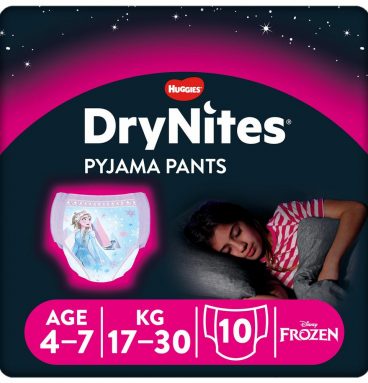 DryNites Absorberende Luierbroekjes Girl 4-7 jaar 10 stuks