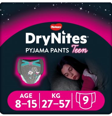 DryNites Absorberende Luierbroekjes Girl 8-15 jaar 9 stuks