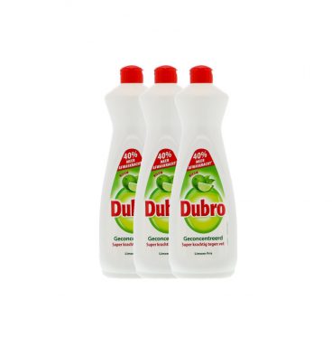 Dubro Afwasmiddel Limoen Fris 3 x 900 ml