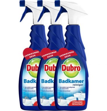 4x Dubro Badkamerspray 3 x 650 ml