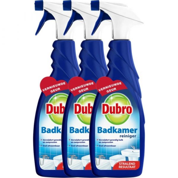 4x Dubro Badkamerspray 3 x 650 ml