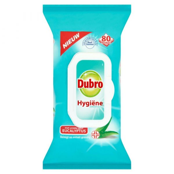 Dubro Doekjes Hygiëne Eucalyptus 80 doekjes