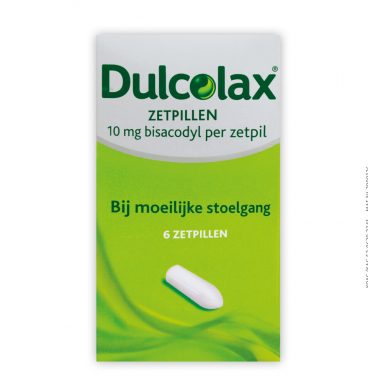 Dulcolax Moeilijke stoelgang 10 mg 6 zetpillen