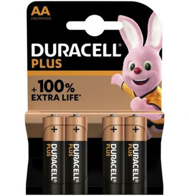 Duracell AA Alkaline batterij Plus Power 4 stuks