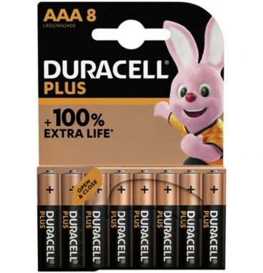 Duracell AAA Alkaline batterij Plus Power 8 stuks