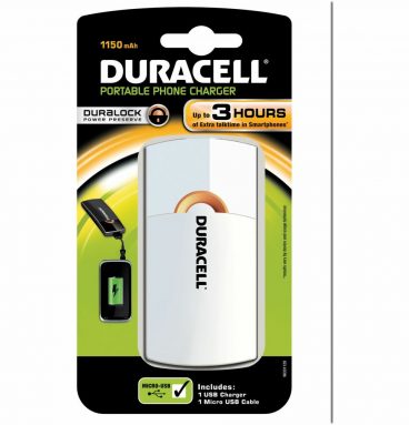 Duracell Mobiele Oplader 3 uur Wit