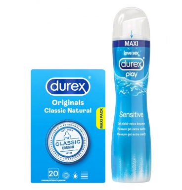 Durex Classic Condooms en Glijmiddel Sensitive Pakket