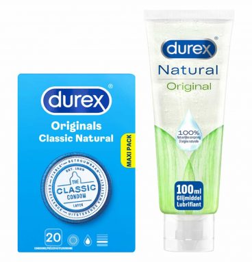 Durex Classic Condooms en Natural Glijmiddel Pakket