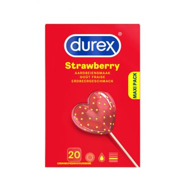 Durex Condooms Aardbeiensmaak 20 stuks