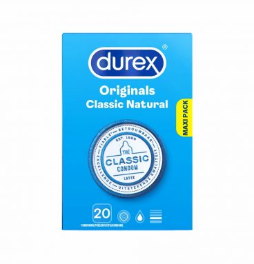 2x Durex Condooms Classic Natural 20 stuks