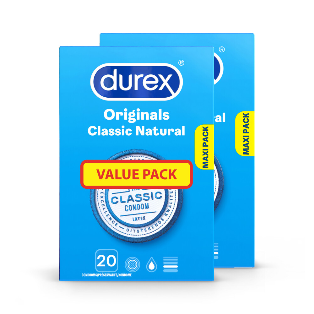 Durex Condooms Classic Natural 40 stuks