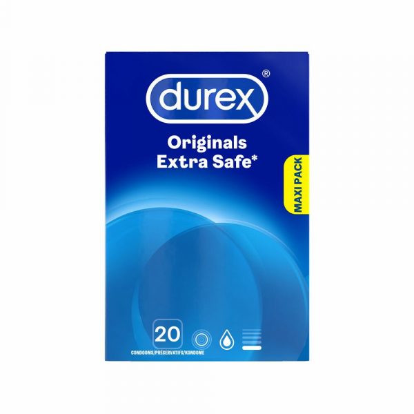 2x Durex Condooms Extra Safe 20 stuks