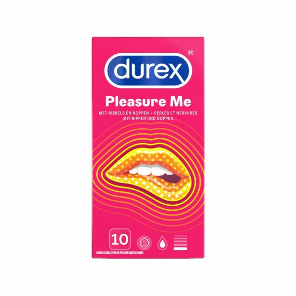 2x Durex Condooms Pleasure Me 10 stuks