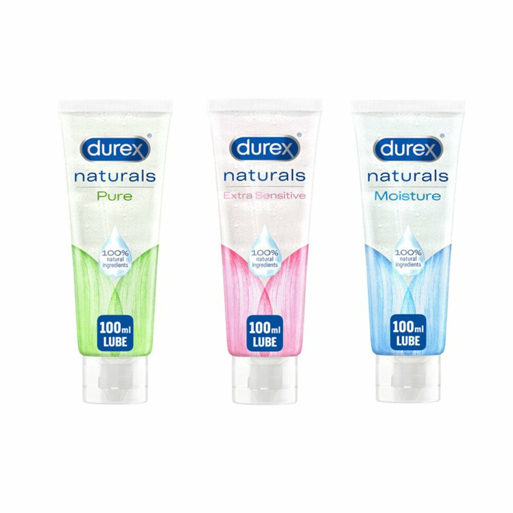 Durex Glijmiddel Natural Pure en Extra Sensitive en Hydraterend Pakket