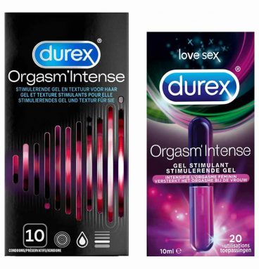 Durex Orgasm'Intense Condooms en Gel Pakket