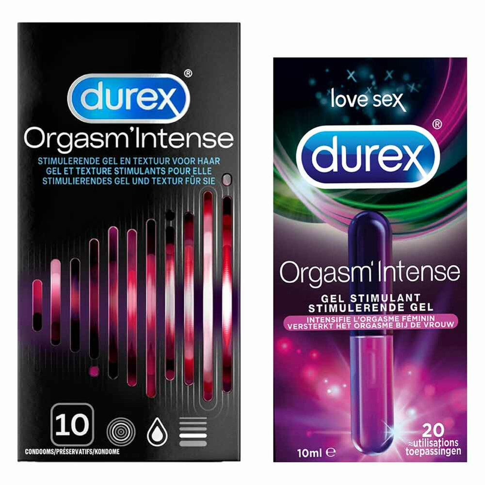 Durex Orgasm'Intense Condooms en Gel Pakket