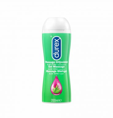 6x Durex Play Massage 2 In 1 Aloë Vera 200 ml