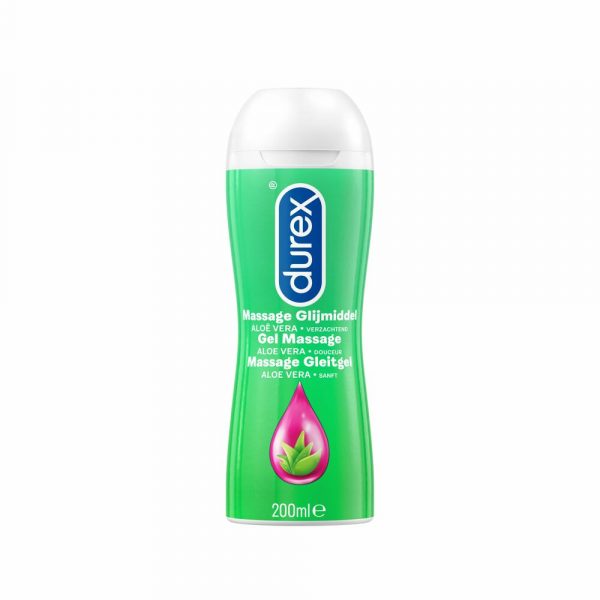 6x Durex Play Massage 2 In 1 Aloë Vera 200 ml