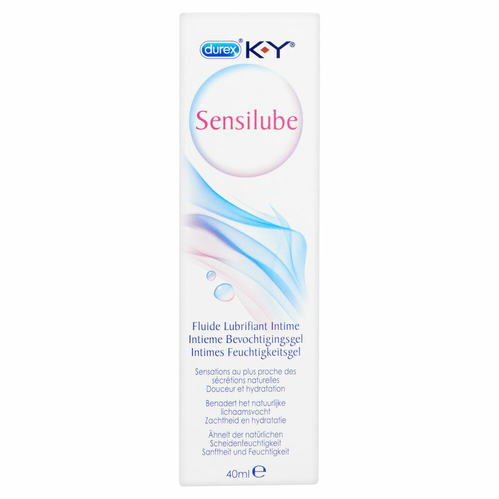 3x Durex Sensilube Intiem Vloeibaar Glijmiddel 40 ml