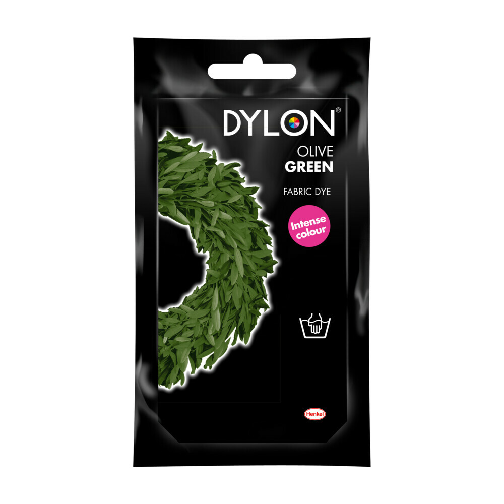 4x Dylon Textielverf - Handwas Olive Green 50 gr