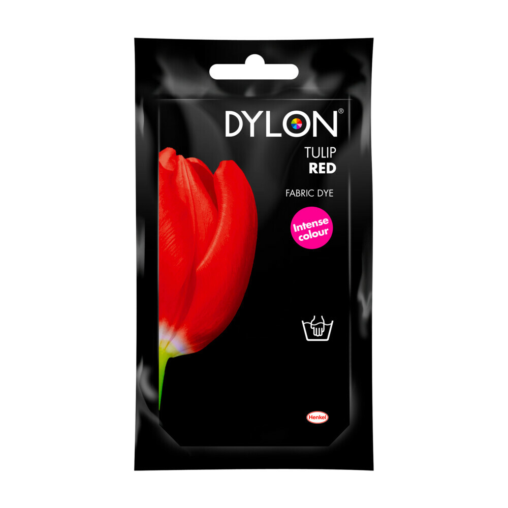 4x Dylon Textielverf - Handwas Tulip Red 50 gr