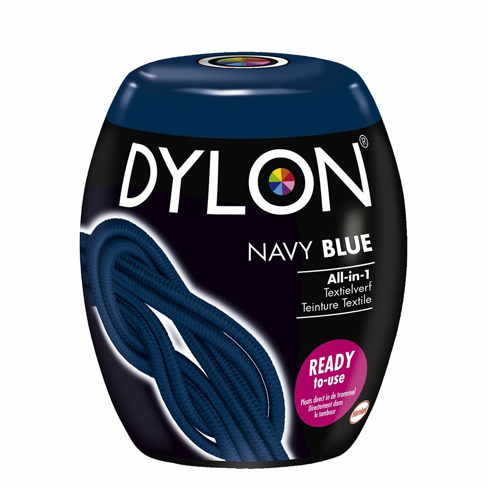 3x Dylon Textielverf Navy Blue 350 gr