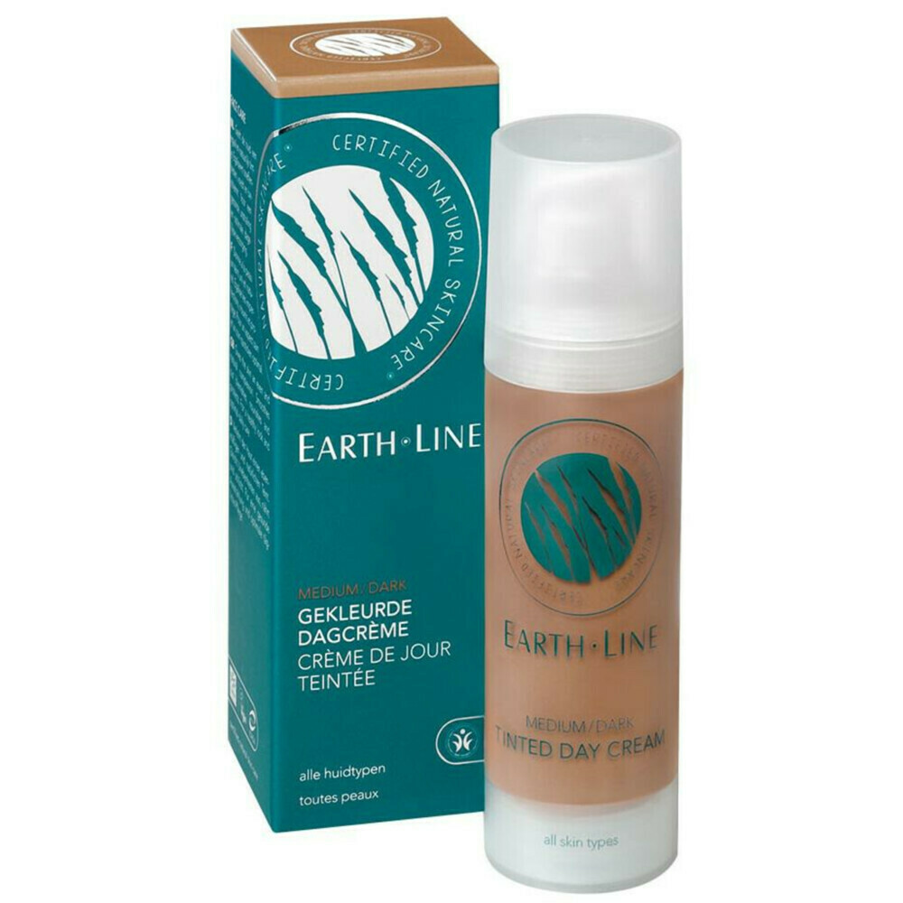 Earth-Line Dagcreme Gekleurd Naturel 35 ml