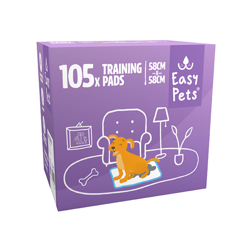 EasyPets Trainingspads 58 x 58 cm 105 stuks