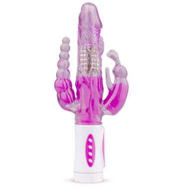 Easytoys Vibrator Driedubbele Raving Rabbit