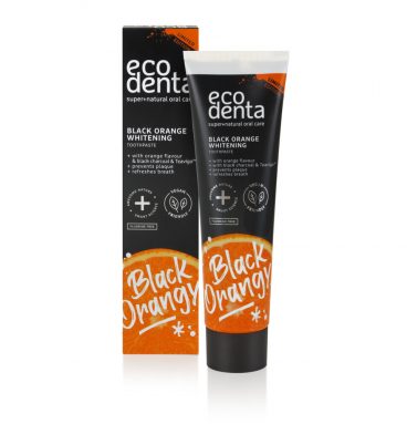 4x Ecodenta Tandpasta Black Orange Whitening 100 ml