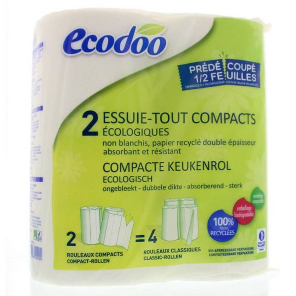 3x Ecodoo Keukenrol 2 stuks