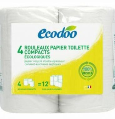 Ecodoo Toiletpapier 2-laags 4 stuks