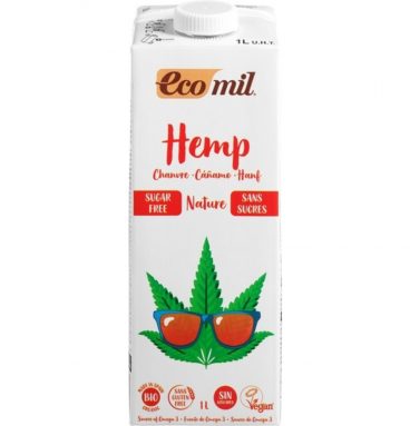 3x Ecomil Hennep Poederdrank Suikervrij Bio 1liter