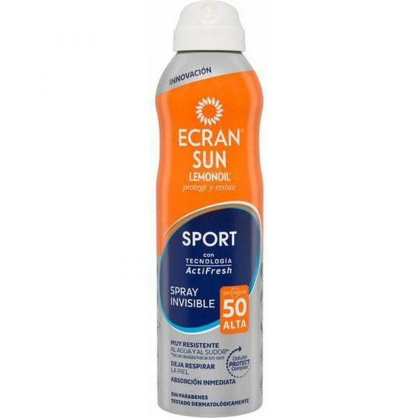 2x Ecran Sun Invis Spr Sport SPF 50 250 ml