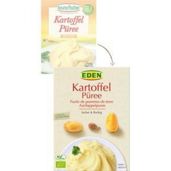 3x Eden Aardappelpuree 160 gr