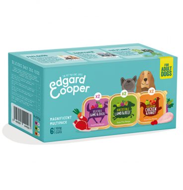 12x Edgard&Cooper Hondenvoer Multipack Kip - Wild - Lam 6 x 100 gr