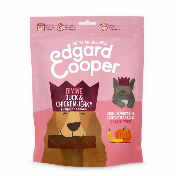 8x Edgard&Cooper Jerky Eend - Kip 150 gr