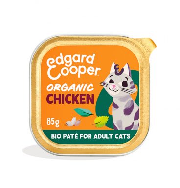 16x Edgard&Cooper Kattenvoer Adult Pate Biologische Kip 85 gr