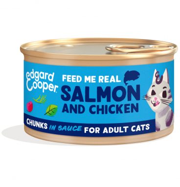 Edgard&Cooper Kattenvoer Chunks Zalm - Kip 85 gr