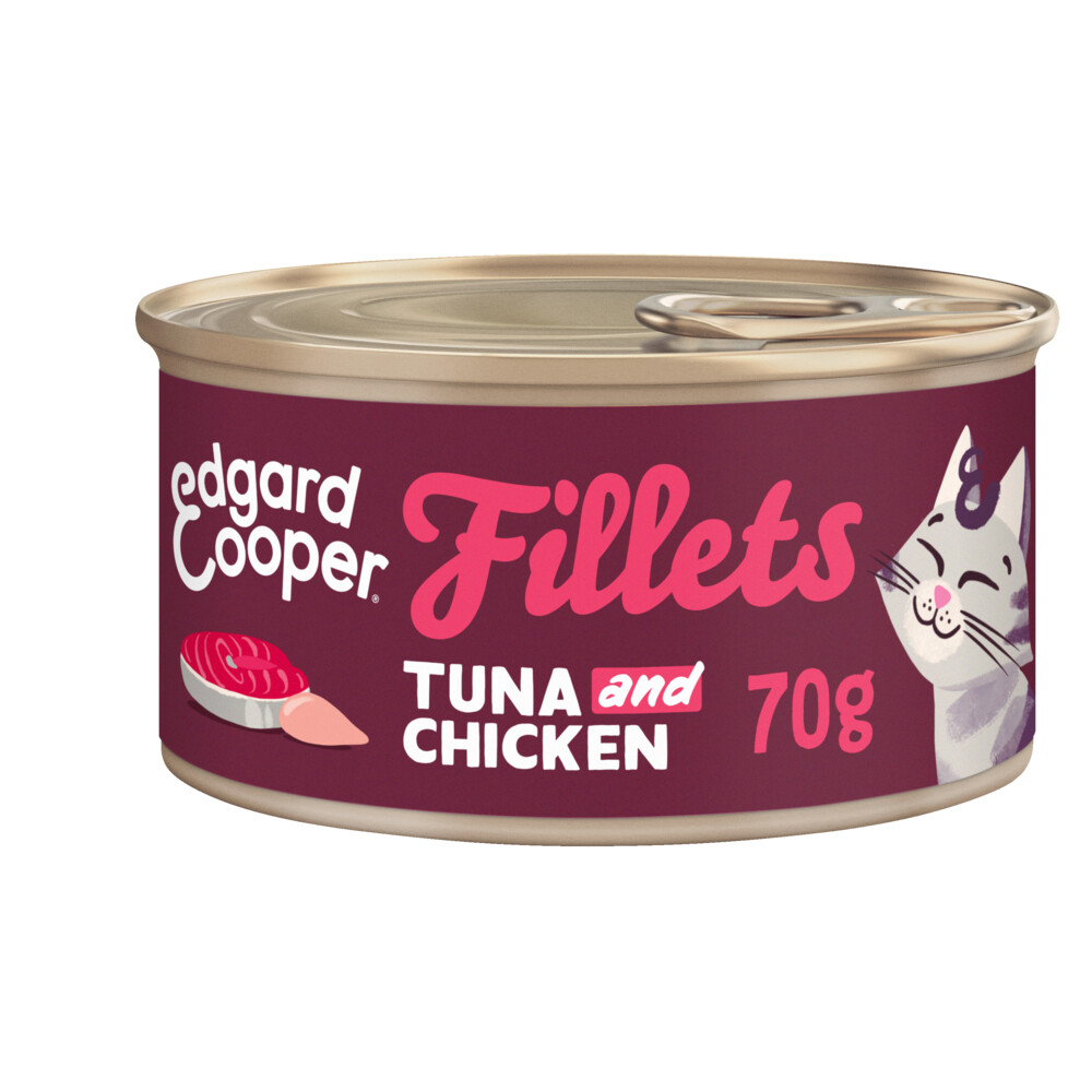 Edgard&Cooper Kattenvoer Fillets Tonijn - Kip 70 gr