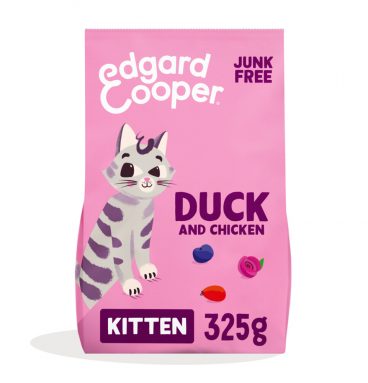 6x Edgard&Cooper Kattenvoer Kitten Eend - Kip 325 gr