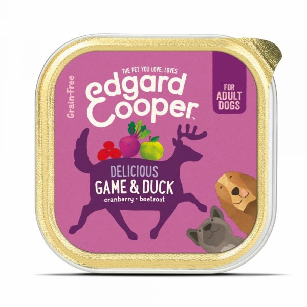 11x Edgard&Cooper Kuipje Vers Vlees Hondenvoer Wild - Eend 150 gr