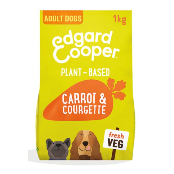 6x Edgard&Cooper Plantaardig Hondenvoer Wortel - Courgette 1 kg