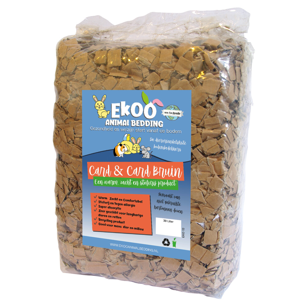 Ekoo Card en Card Bruin 30 liter