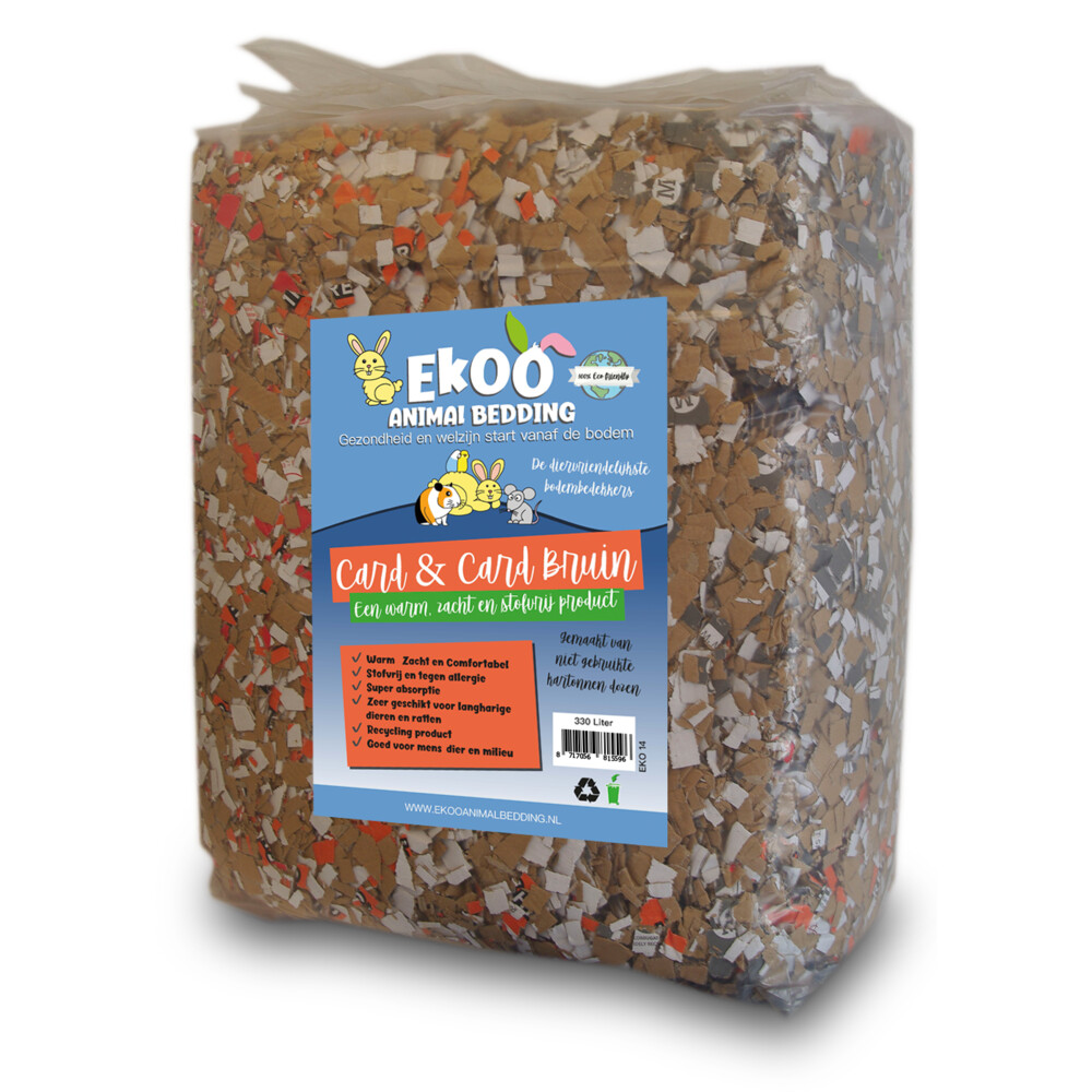 Ekoo Card en Card Bruin 330 liter