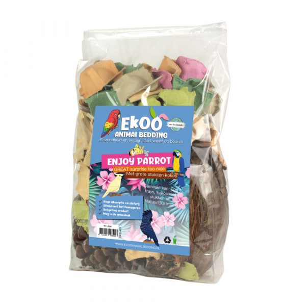 8x Ekoo Enjoy Parrots Great Surprise 10 liter