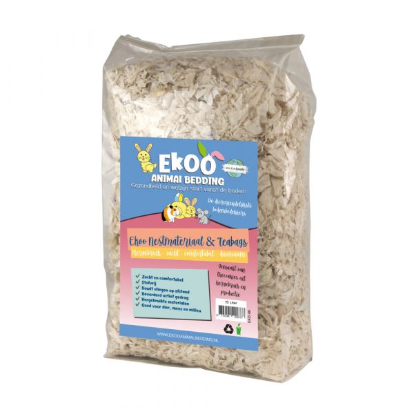 Ekoo Nestmateriaal&Teabags 15 liter