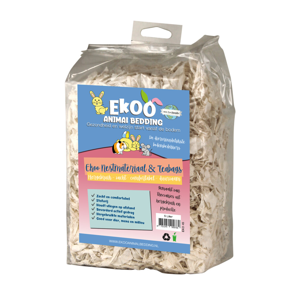 Ekoo Nestmateriaal&Teabags 5 liter