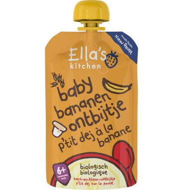 Weekdeal 20% korting: 6x Ella's kitchen Baby Ontbijtje 6+ m Banaan 100 gr